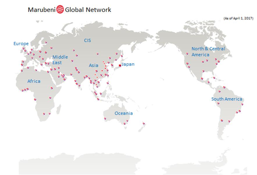 Marubeni’s Global Network