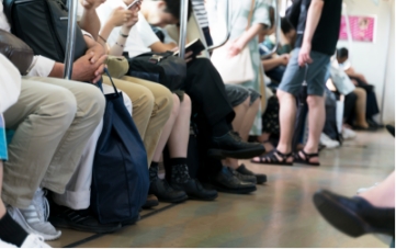 電車内での感染防止に役立てています